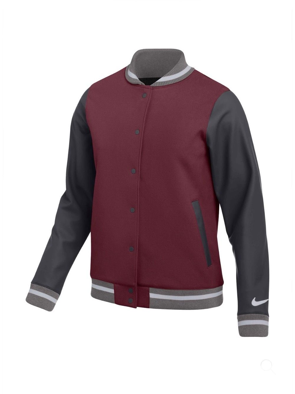 Nike woman’s Dark Maroon Letterman Jacket*NWT